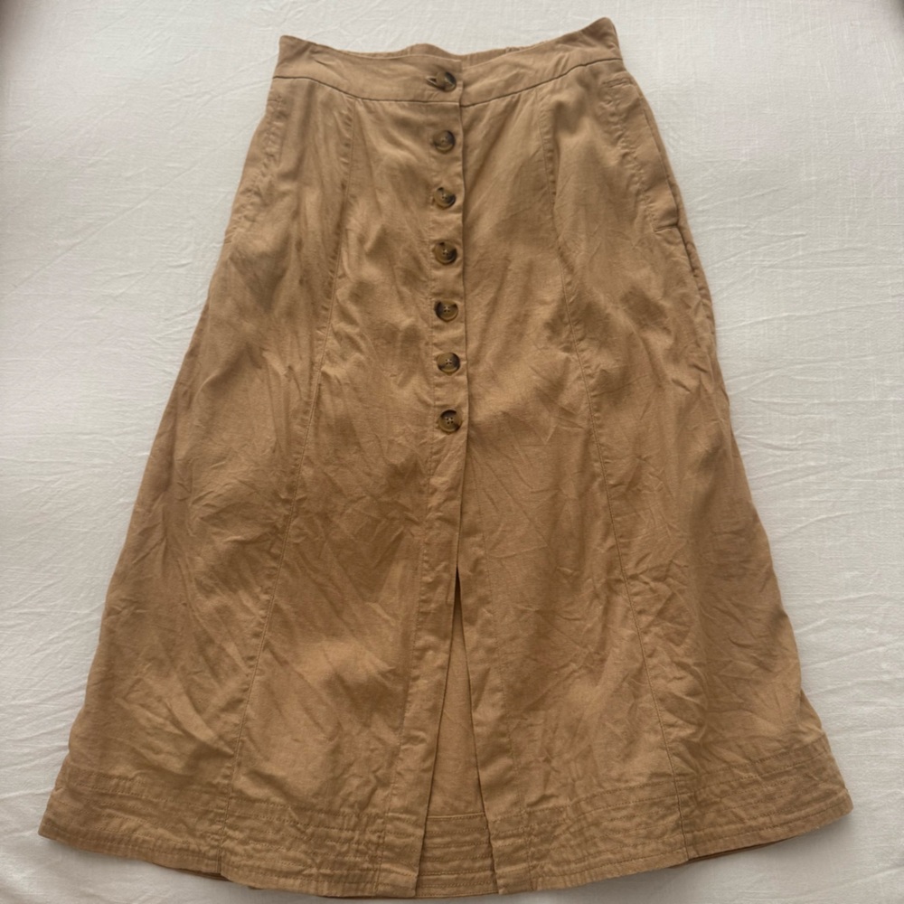 Universal Thread Linen Blend Skirt